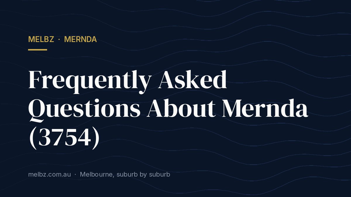 Title card: Frequently Asked Questions About Mernda (3754)