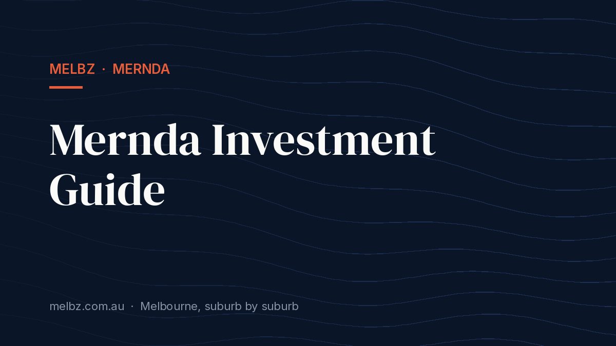 Title card: Mernda Investment Guide