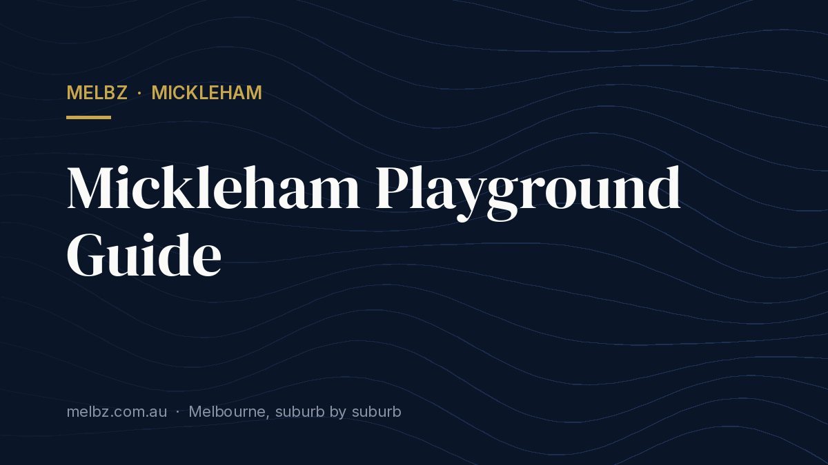 Title card: Mickleham Playground Guide
