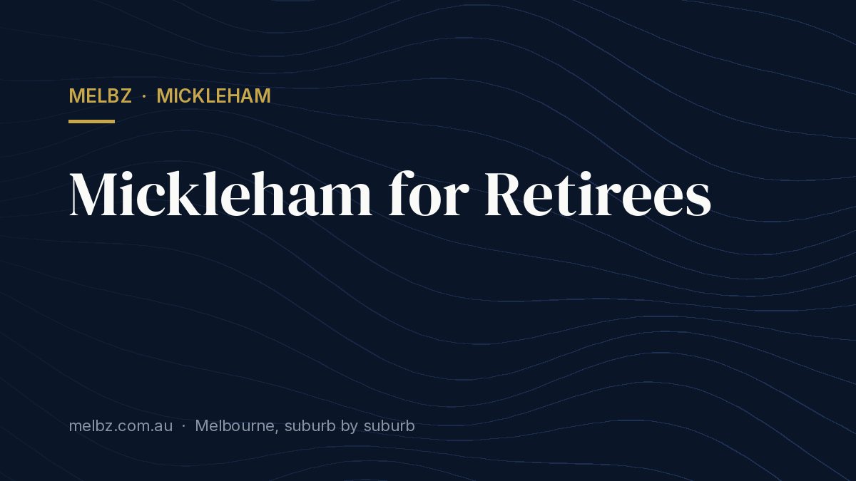 Title card: Mickleham for Retirees