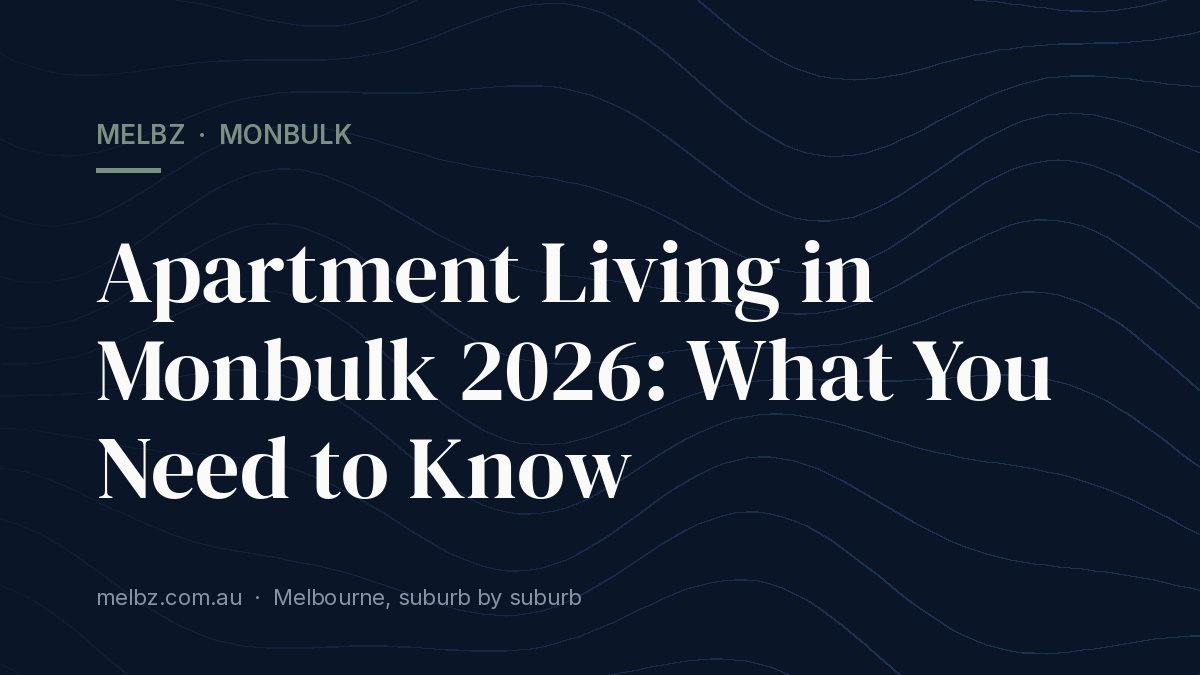 Title card: Apartment Living in Monbulk 2026: What You Need to Know