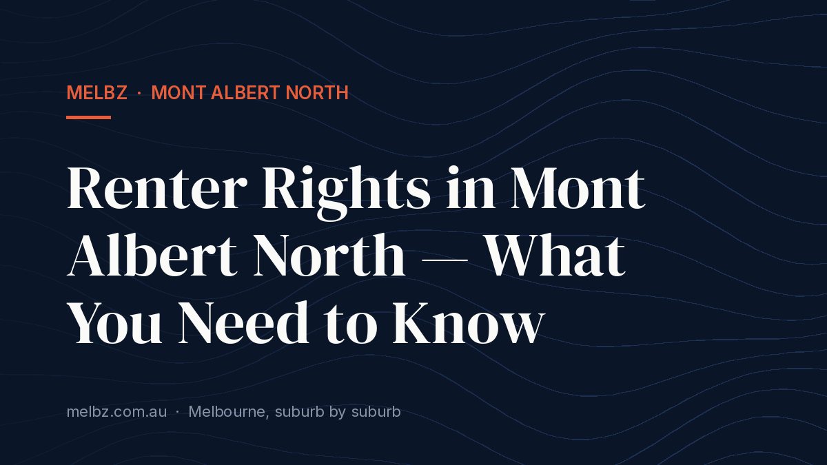 Title card: Renter Rights in Mont Albert North — What You Need to Know