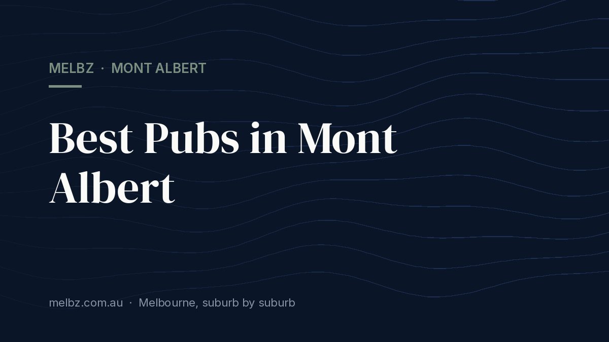 Title card: Best Pubs in Mont Albert