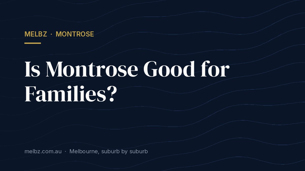 Title card: Is Montrose Good for Families?
