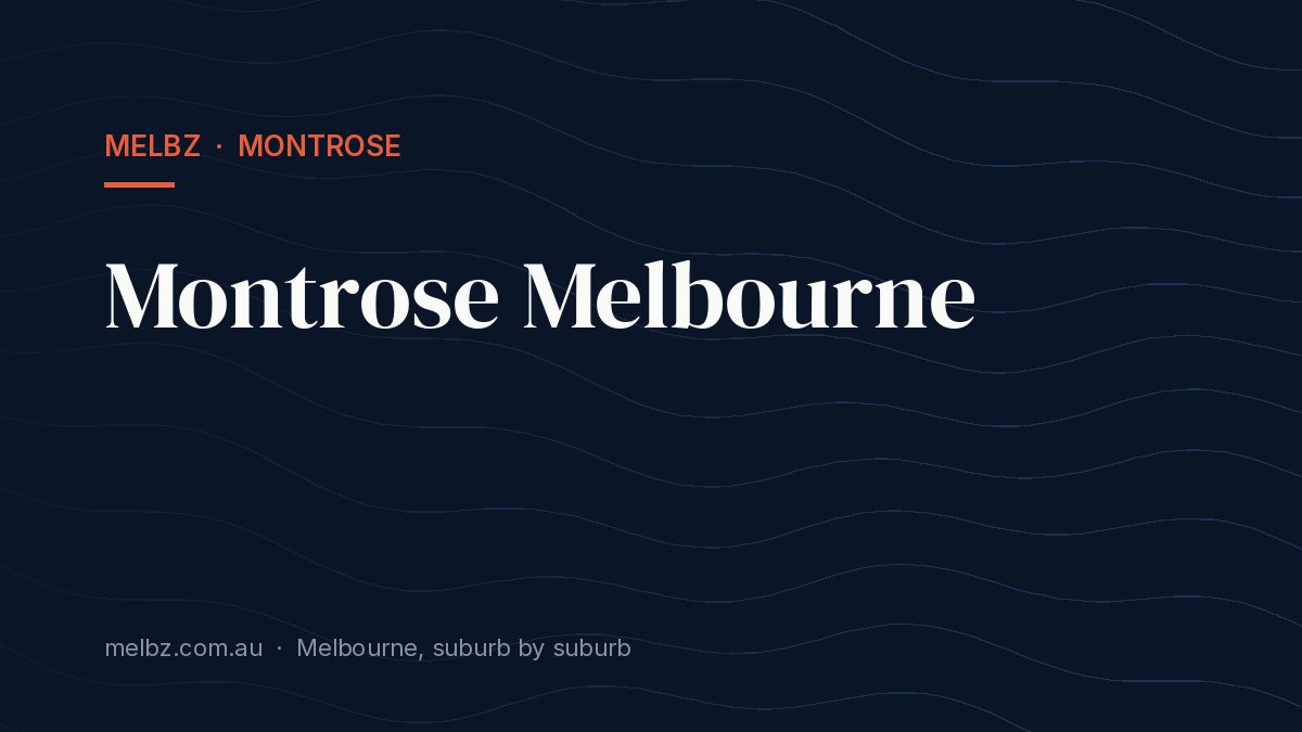 Title card: Montrose Melbourne