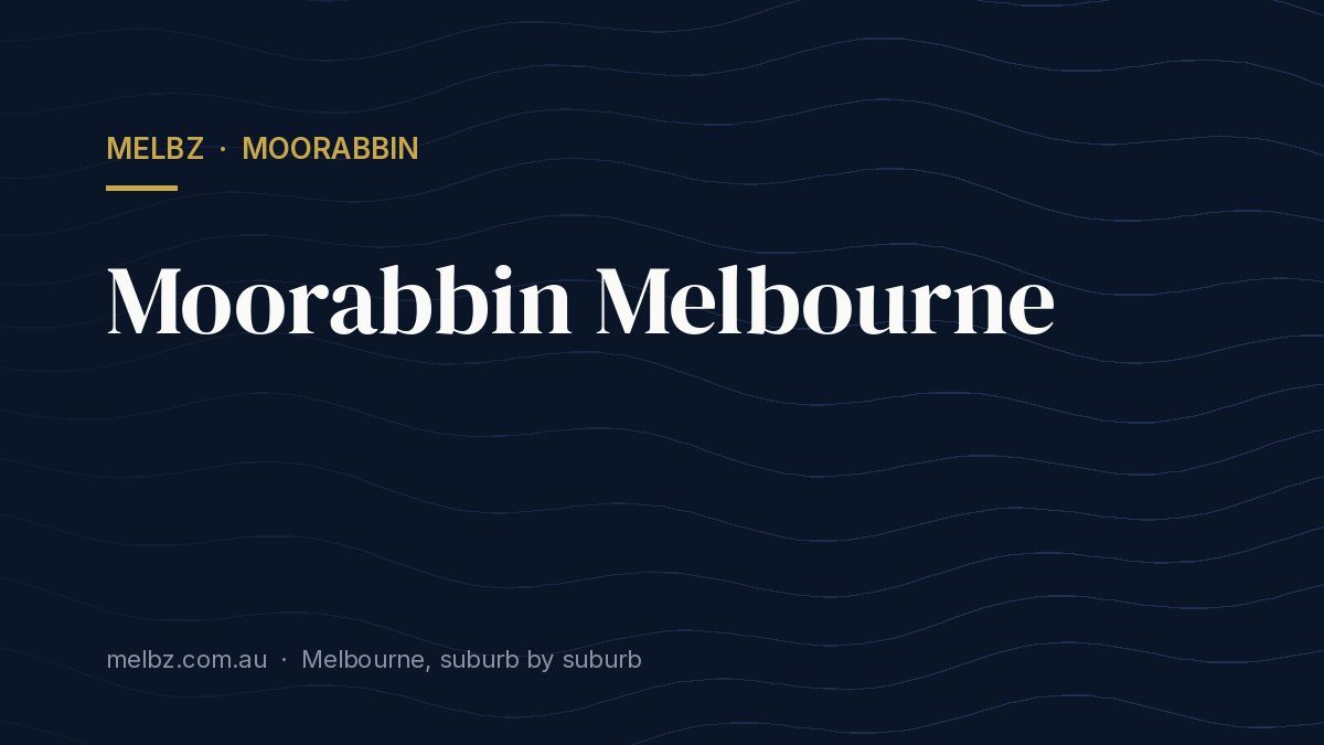 Title card: Moorabbin Melbourne