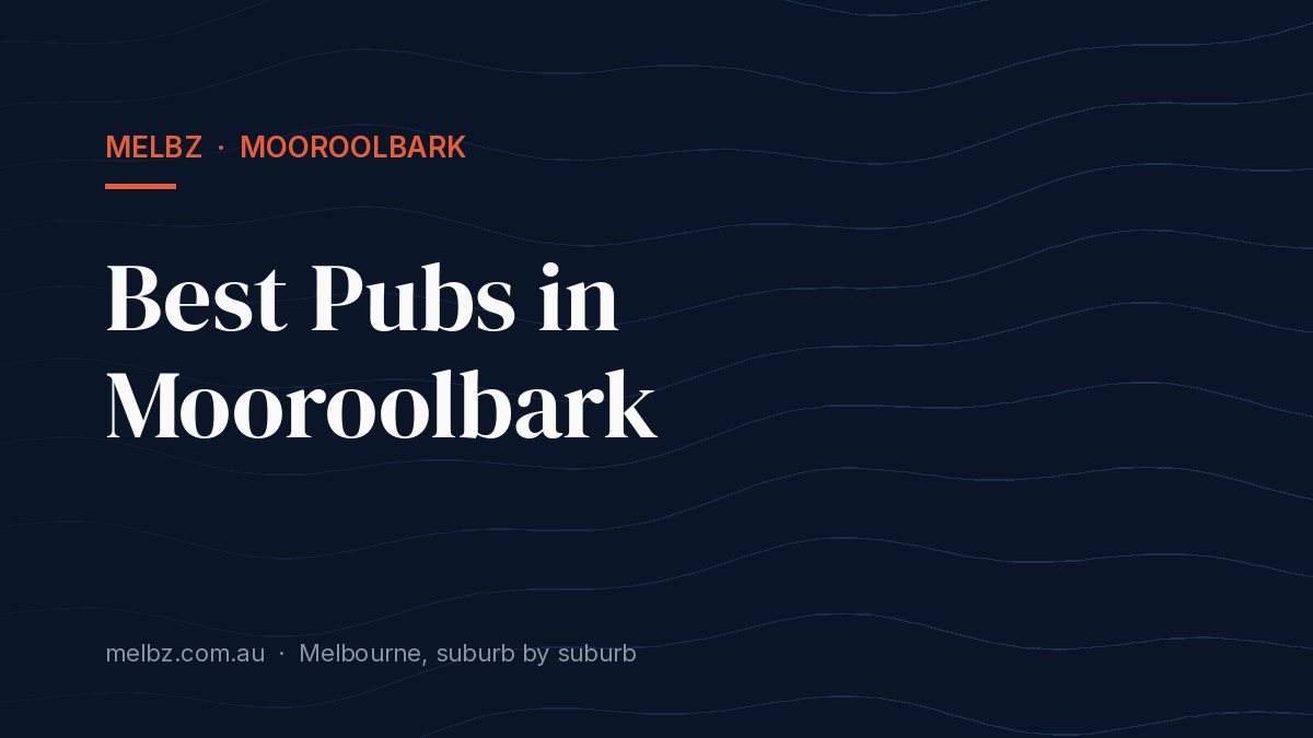 Title card: Best Pubs in Mooroolbark