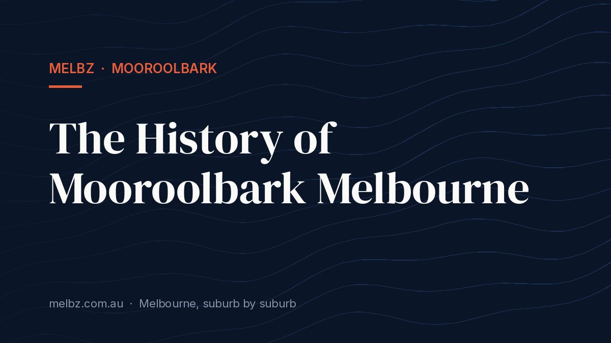 Title card: The History of Mooroolbark Melbourne