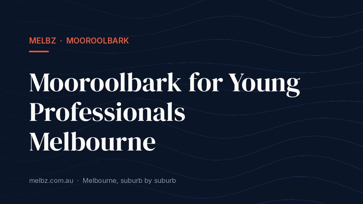 Title card: Mooroolbark for Young Professionals Melbourne