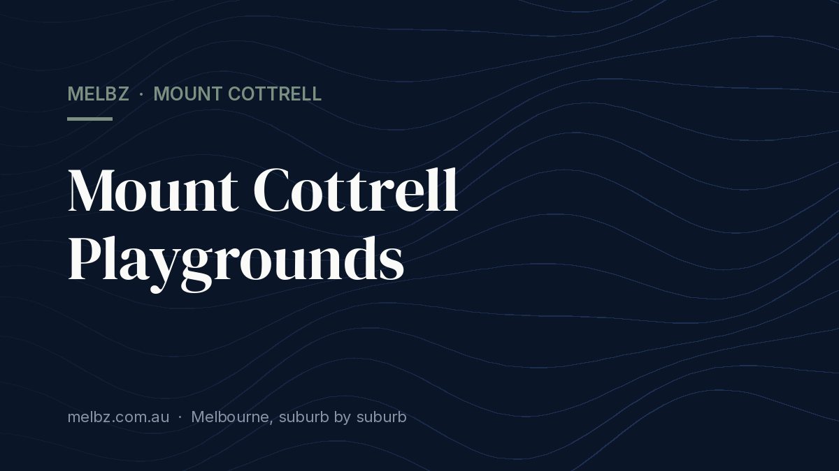 Title card: Mount Cottrell Playgrounds