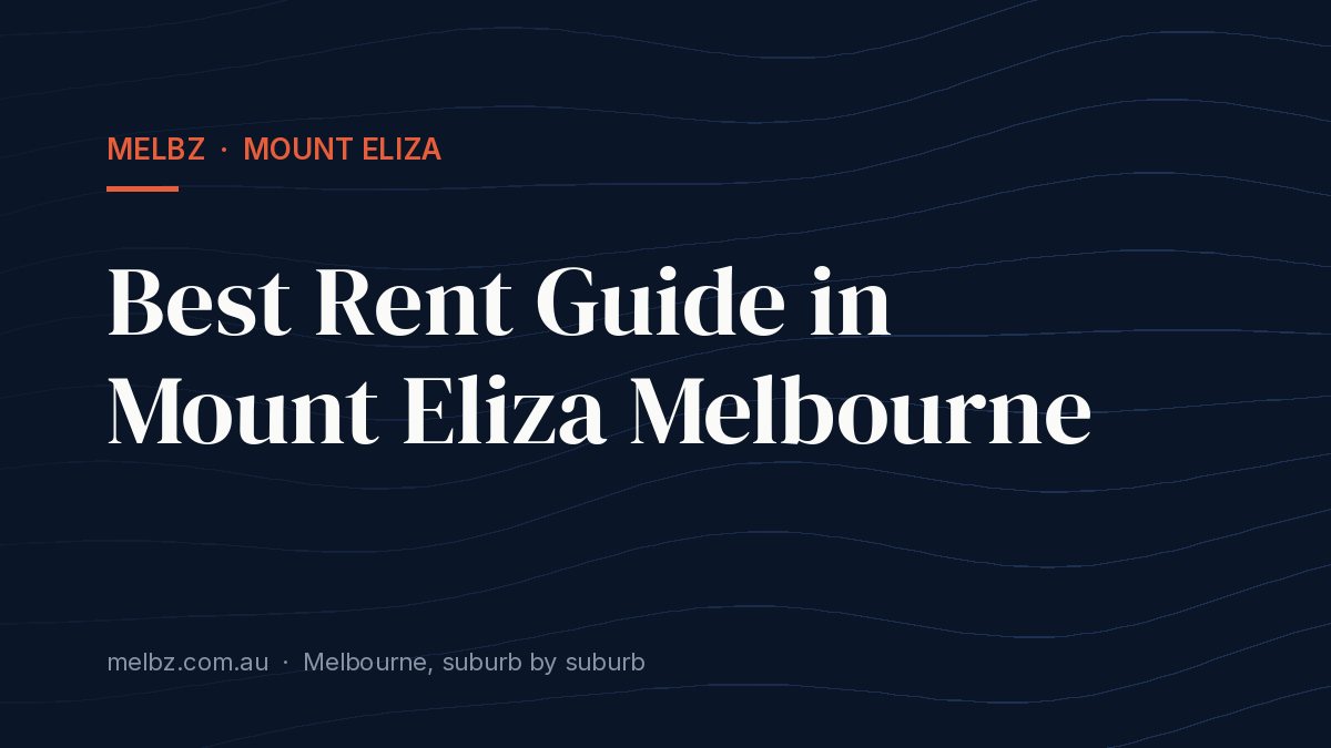 Title card: Best Rent Guide in Mount Eliza Melbourne
