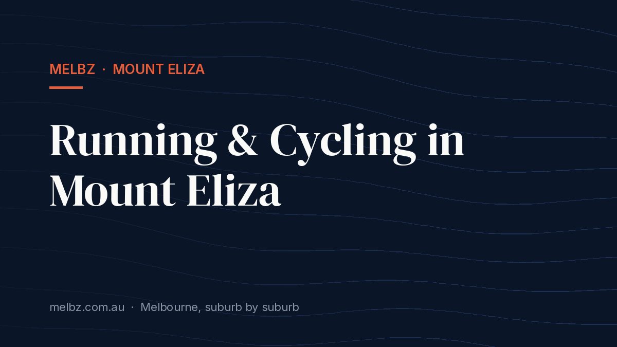 Title card: Running & Cycling in Mount Eliza