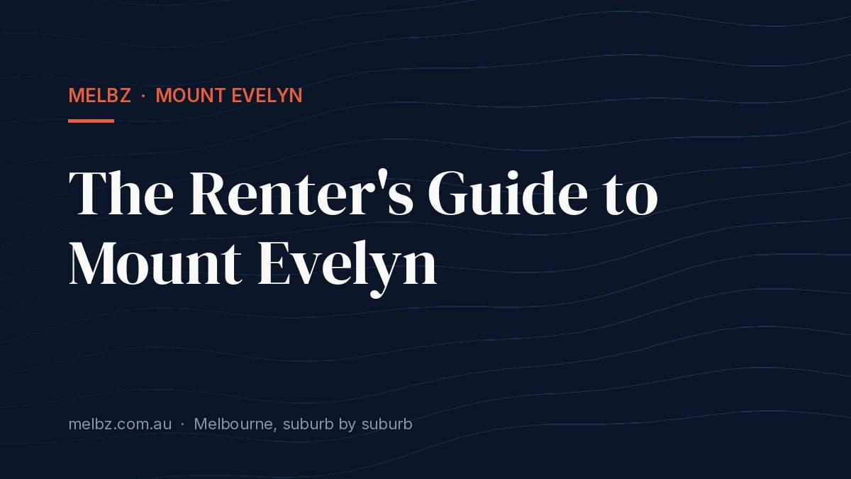 Title card: The Renter's Guide to Mount Evelyn