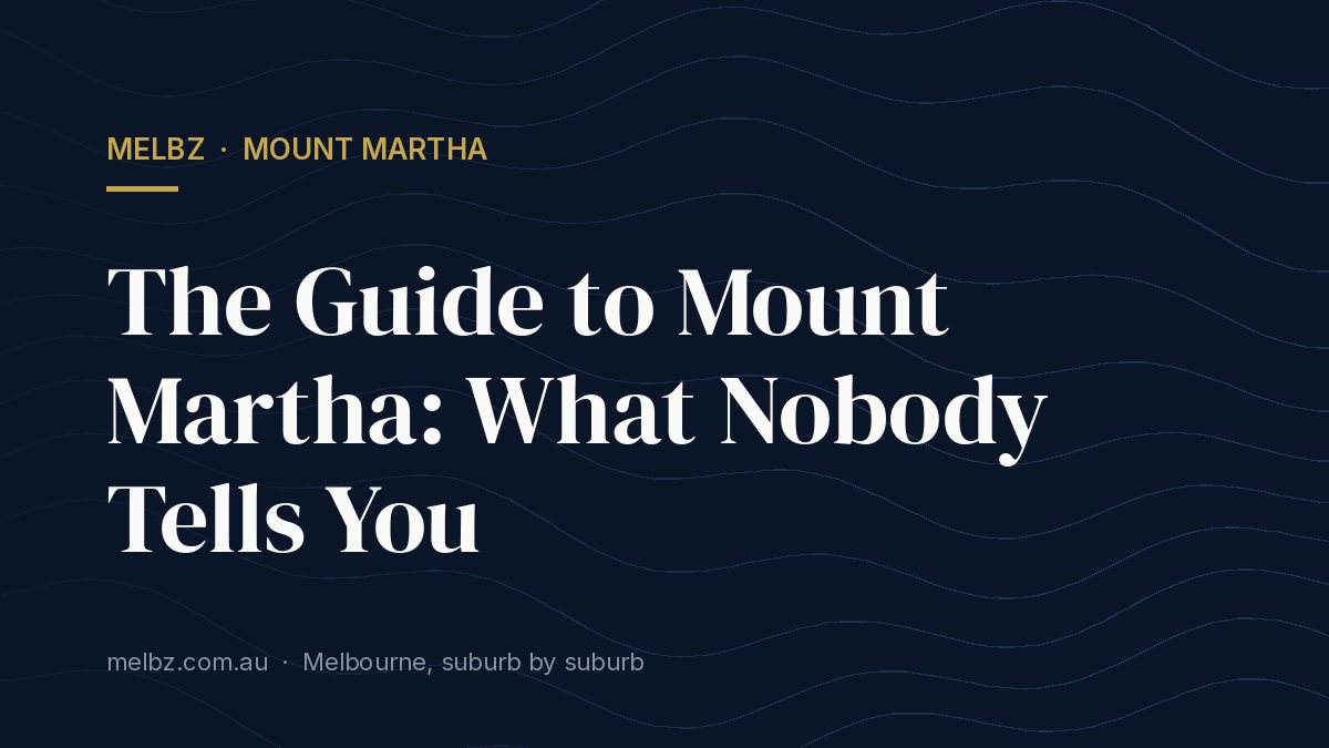 Title card: The Guide to Mount Martha: What Nobody Tells You