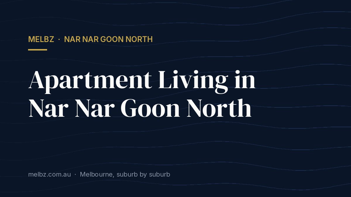 Title card: Apartment Living in Nar Nar Goon North