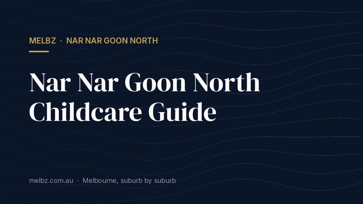 Title card: Nar Nar Goon North Childcare Guide