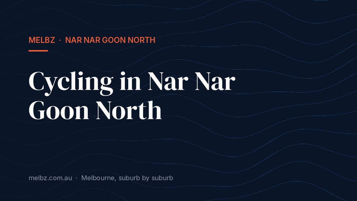 Title card: Cycling in Nar Nar Goon North