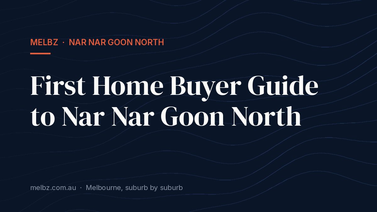 Title card: First Home Buyer Guide to Nar Nar Goon North