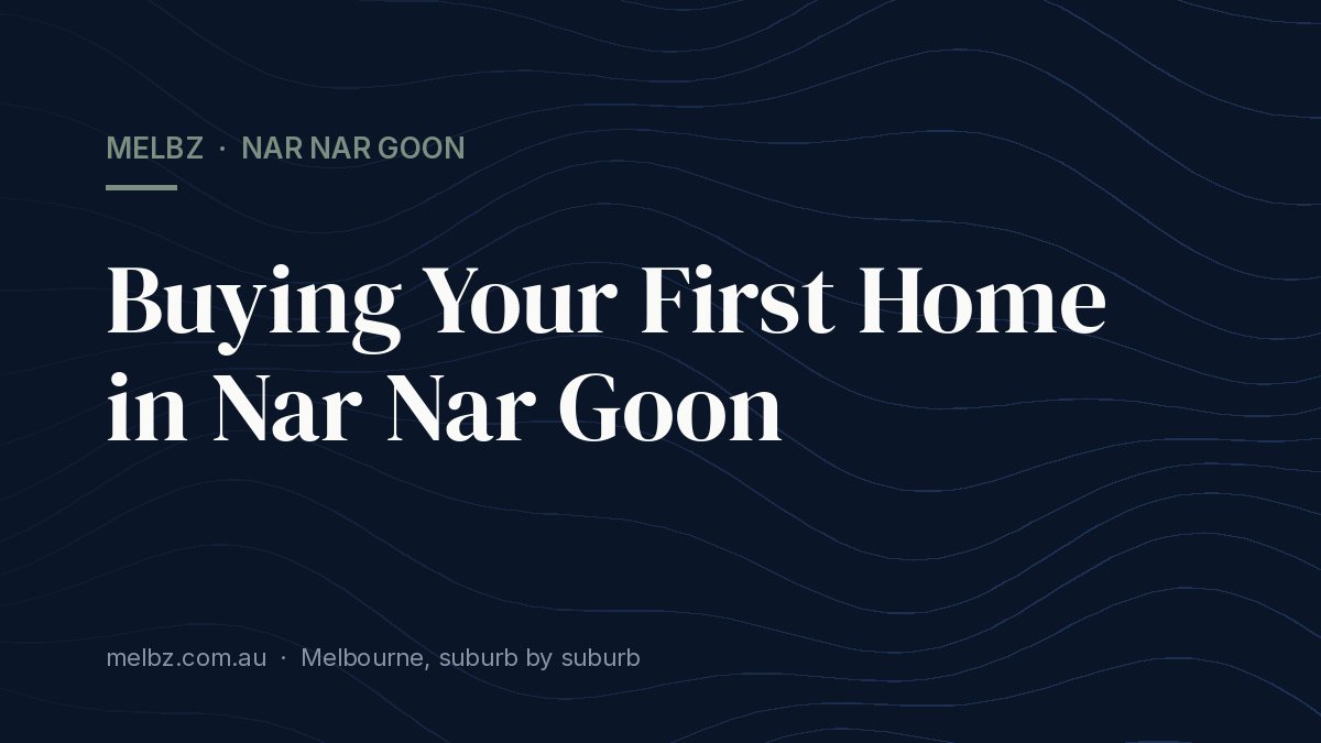 Title card: Buying Your First Home in Nar Nar Goon