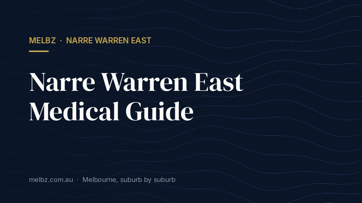 Title card: Narre Warren East Medical Guide