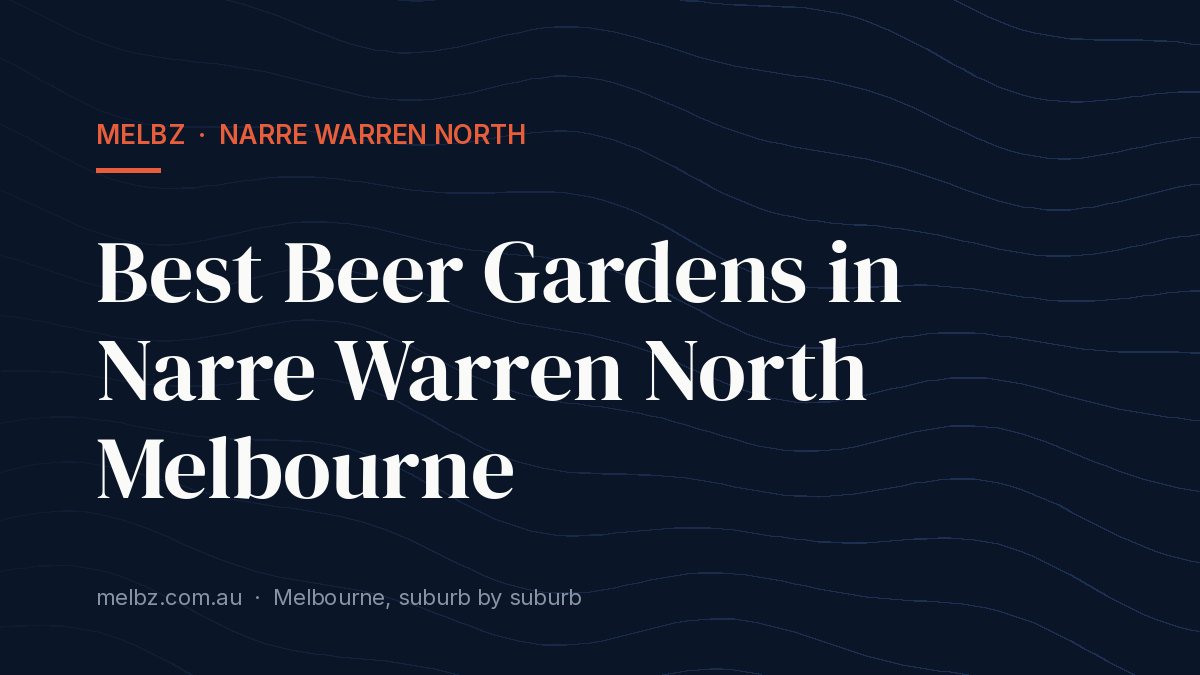 Title card: Best Beer Gardens in Narre Warren North Melbourne