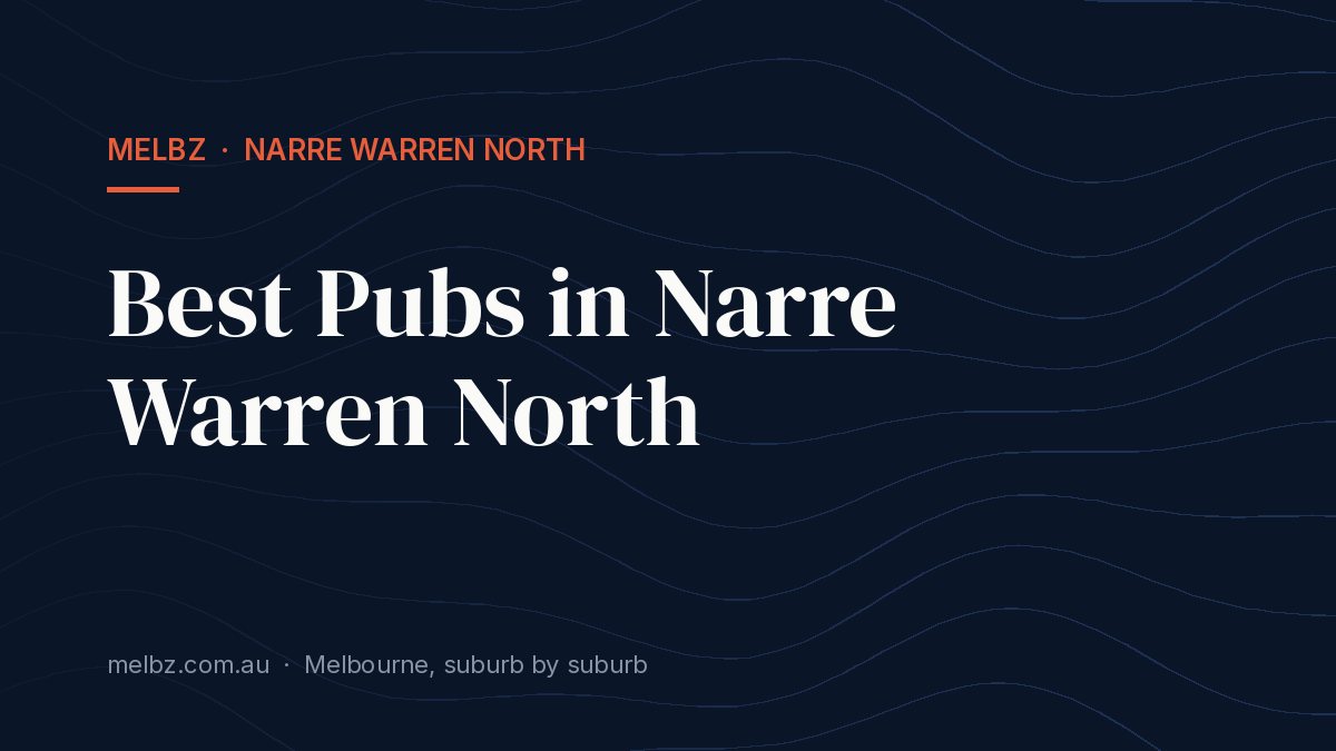 Title card: Best Pubs in Narre Warren North