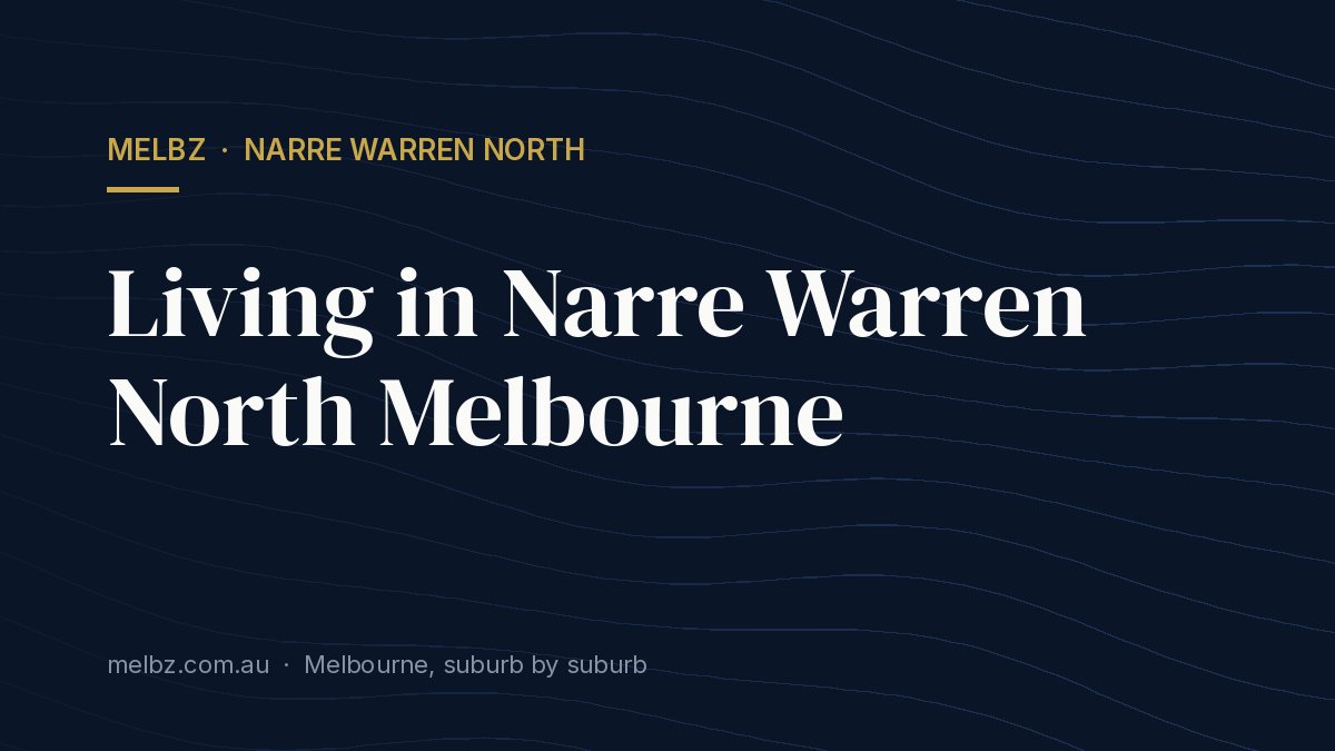 Title card: Living in Narre Warren North Melbourne