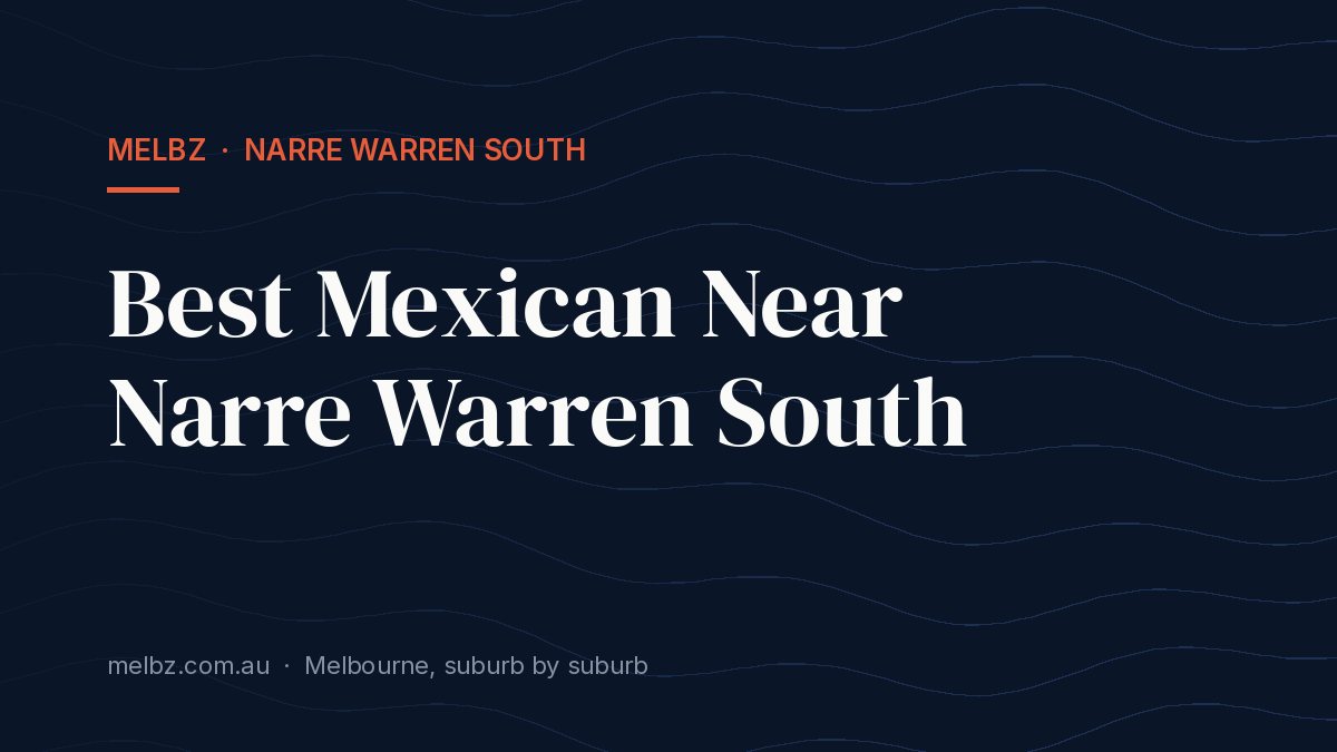 Title card: Best Mexican Near Narre Warren South