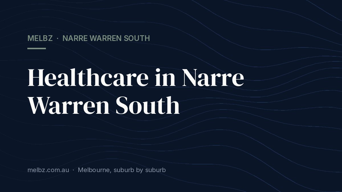 Title card: Healthcare in Narre Warren South