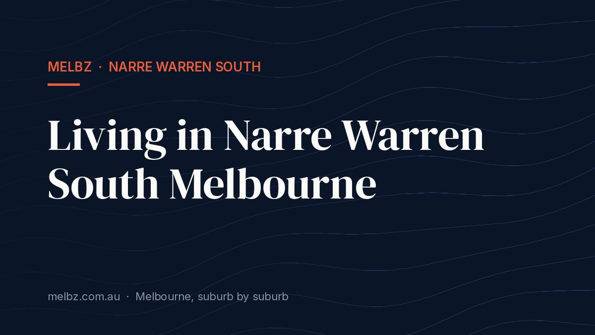 Title card: Living in Narre Warren South Melbourne