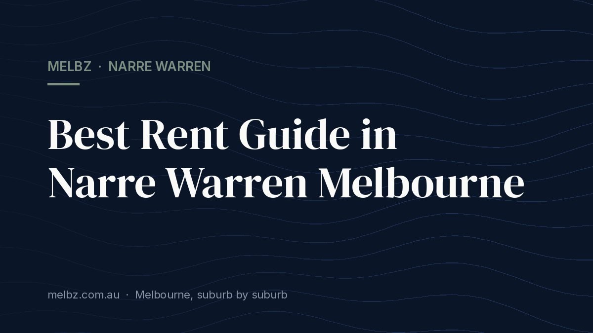 Title card: Best Rent Guide in Narre Warren Melbourne