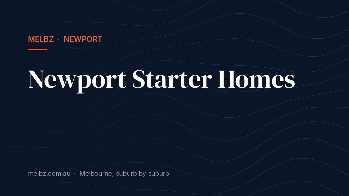 Title card: Newport Starter Homes