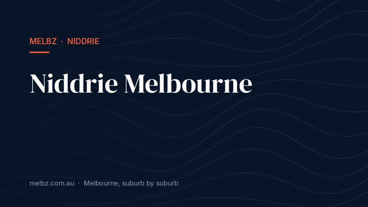 Title card: Niddrie Melbourne