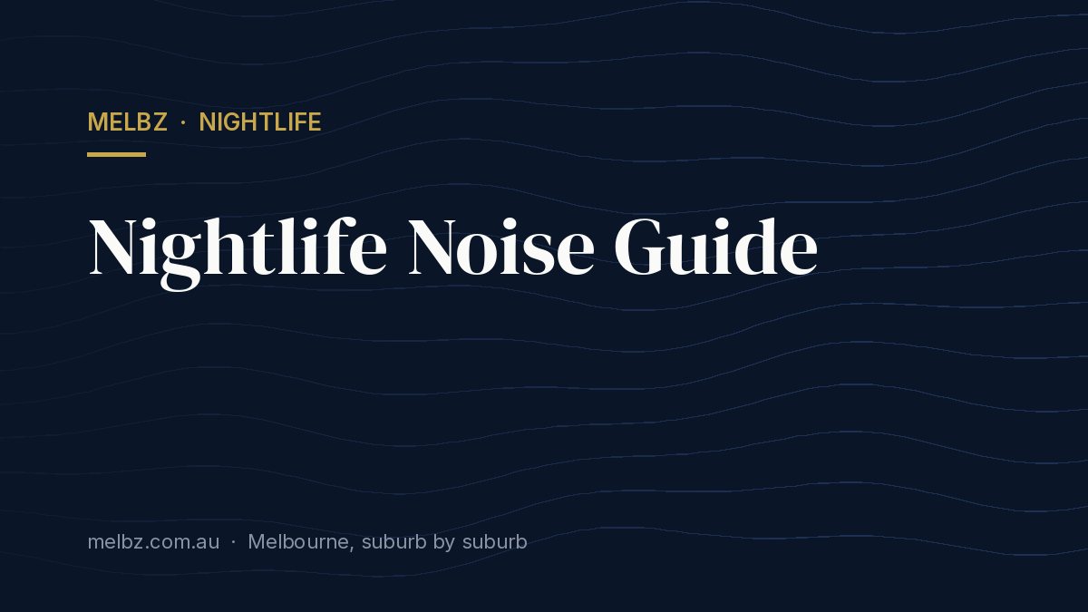 Title card: Nightlife Noise Guide