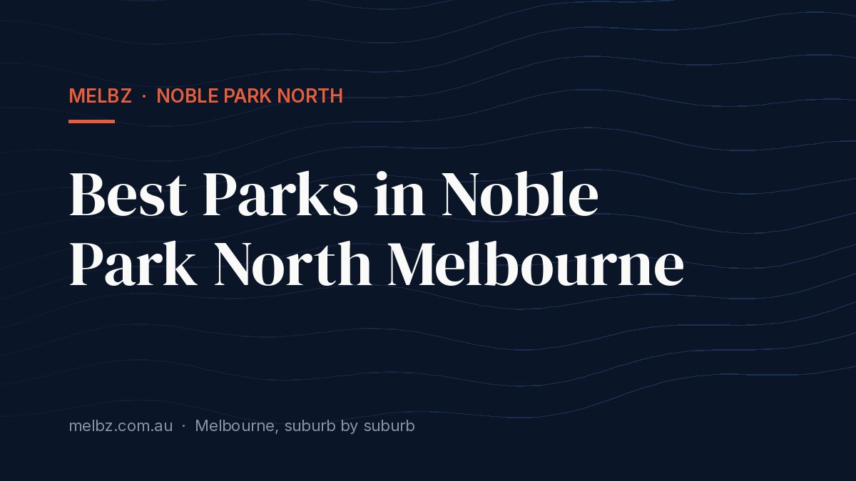Title card: Best Parks in Noble Park North Melbourne