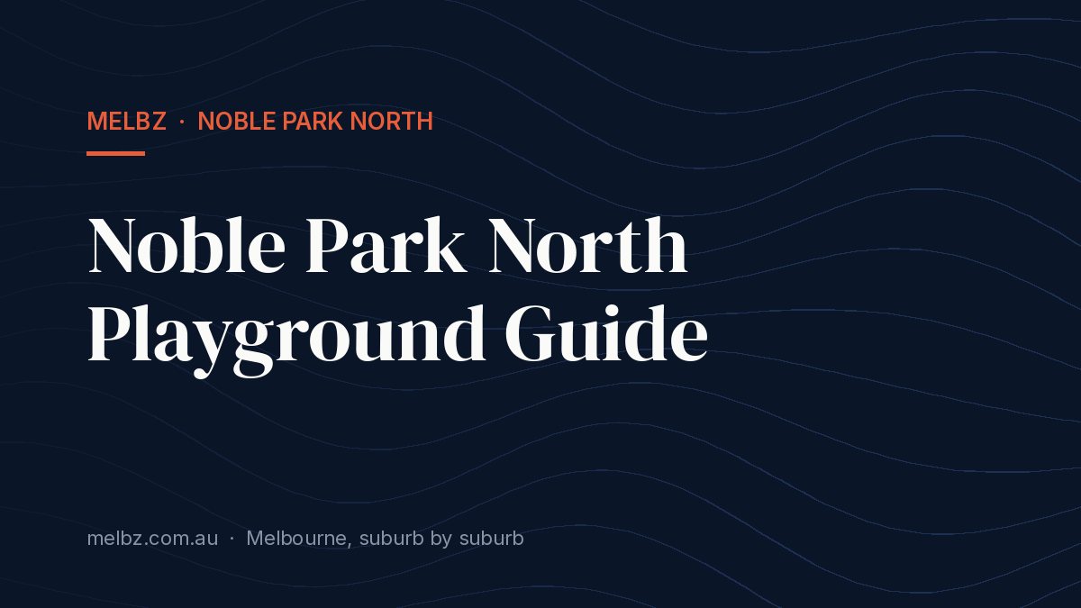 Title card: Noble Park North Playground Guide