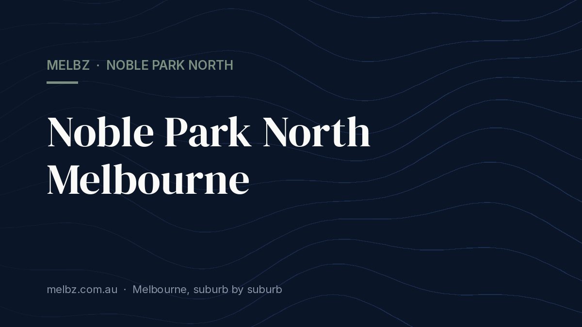Title card: Noble Park North Melbourne