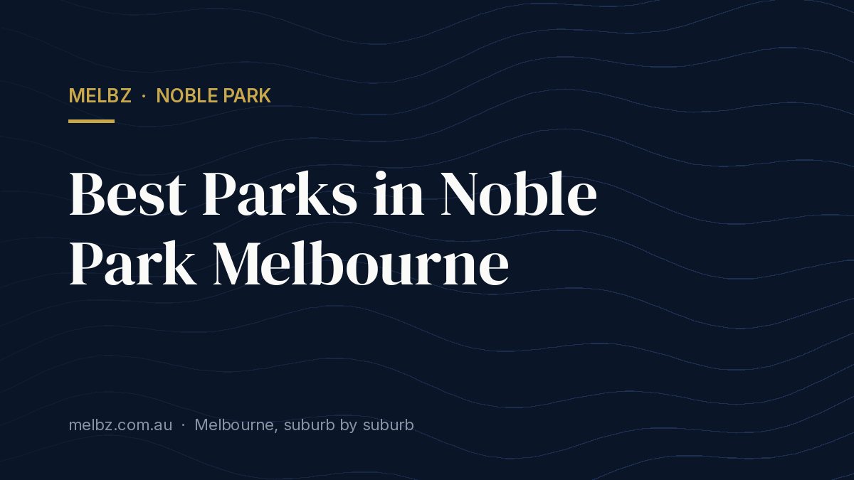 Title card: Best Parks in Noble Park Melbourne