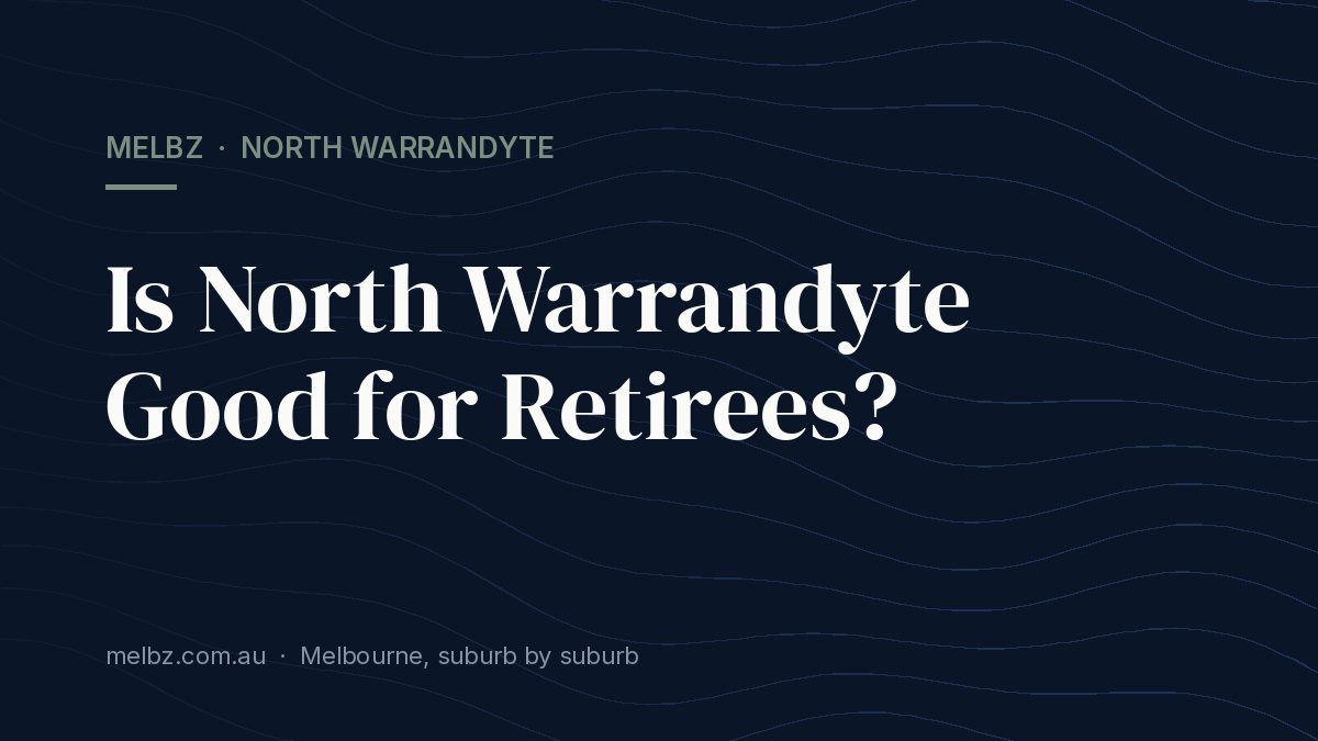 Title card: Is North Warrandyte Good for Retirees?