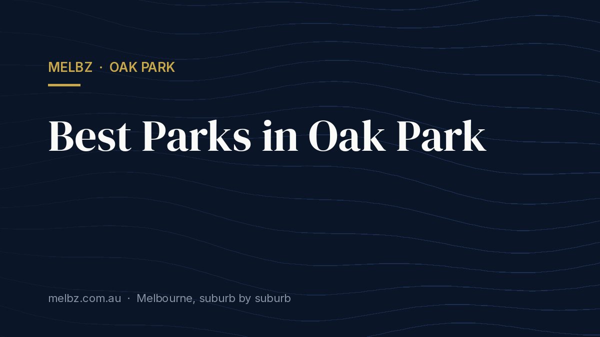Title card: Best Parks in Oak Park
