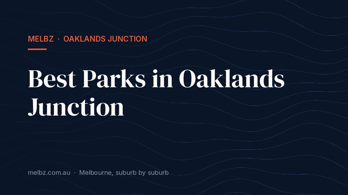 Title card: Best Parks in Oaklands Junction