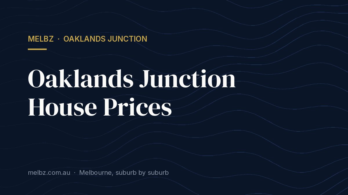 Title card: Oaklands Junction House Prices