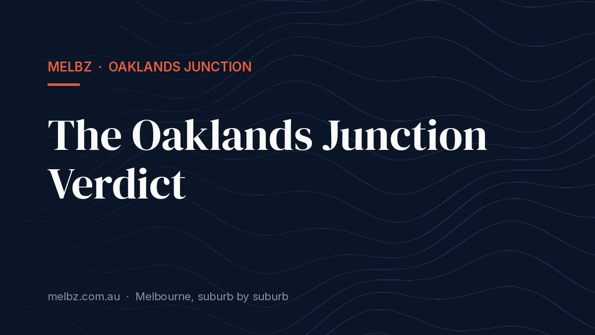 Title card: The Oaklands Junction Verdict