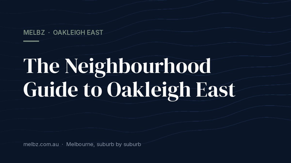 Apartment Living in Oakleigh East