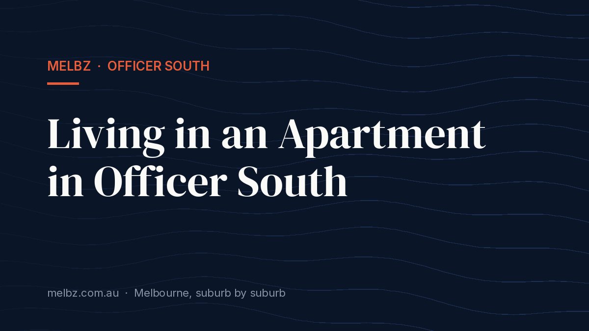 Title card: Living in an Apartment in Officer South