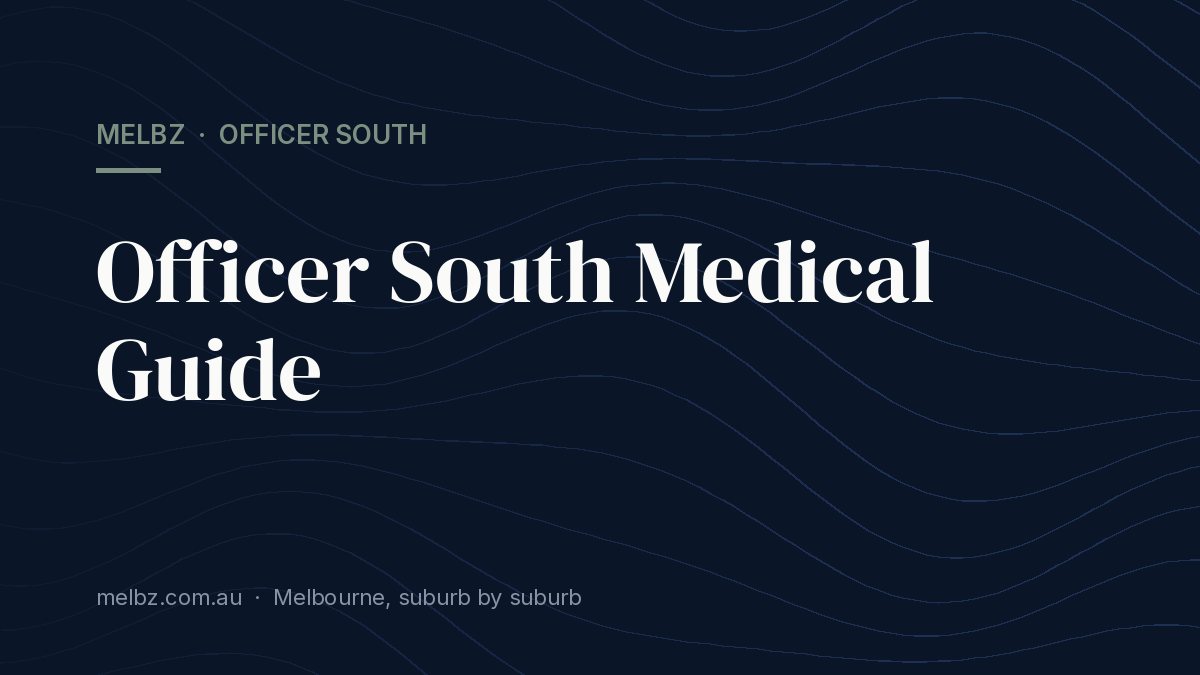 Title card: Officer South Medical Guide