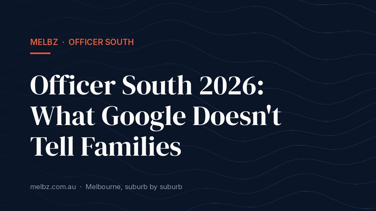 Title card: Officer South 2026: What Google Doesn't Tell Families