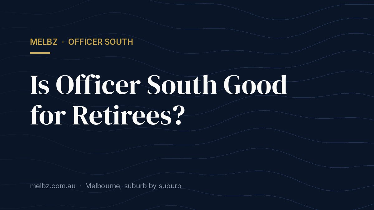 Title card: Is Officer South Good for Retirees?