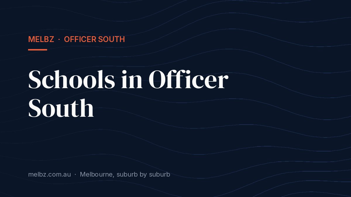 Title card: Schools in Officer South