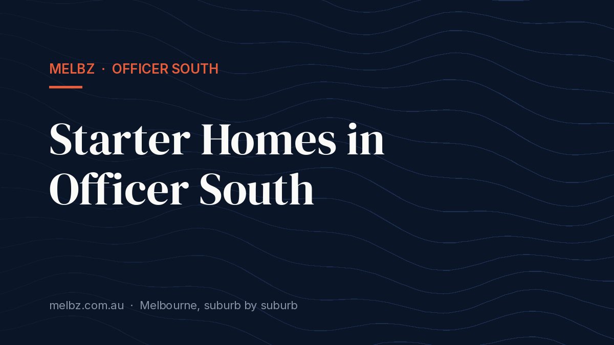 Title card: Starter Homes in Officer South